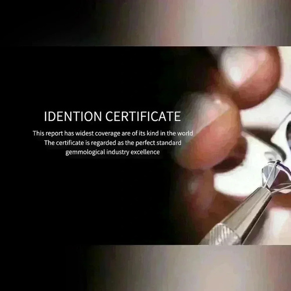 MOISSANITE 2 CARAT ROUND STONE NECKLACE WITH HALO GRA CERTIFIED - Picture 7 of 8